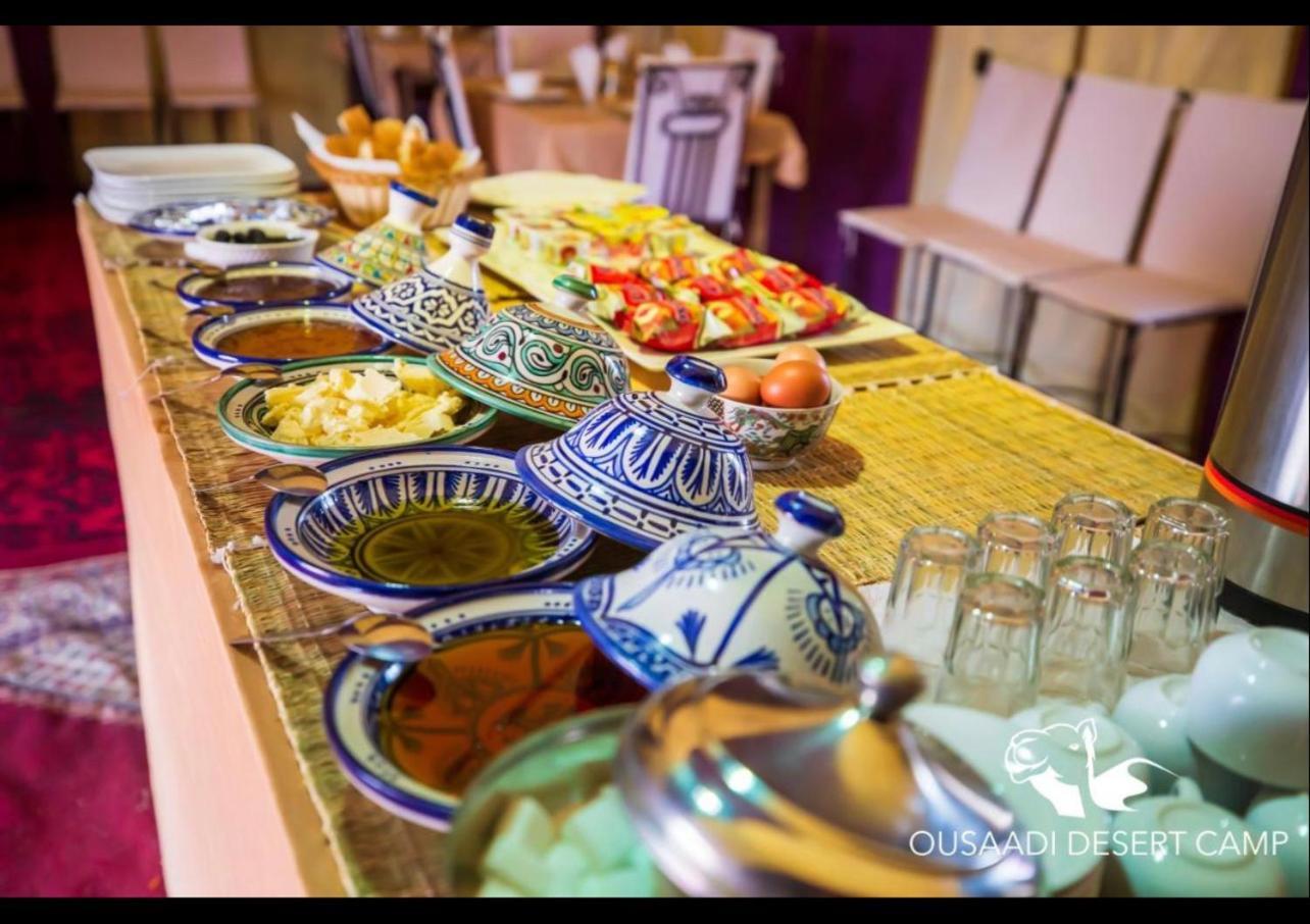 Sahara camel trek camp Hotel Merzouga Bagian luar foto
